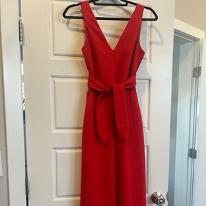 Elegant Red Jumpsuit